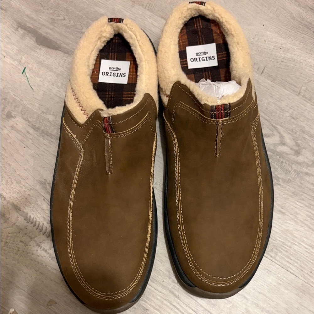 Origins Men's Brown Slip-On Loafers